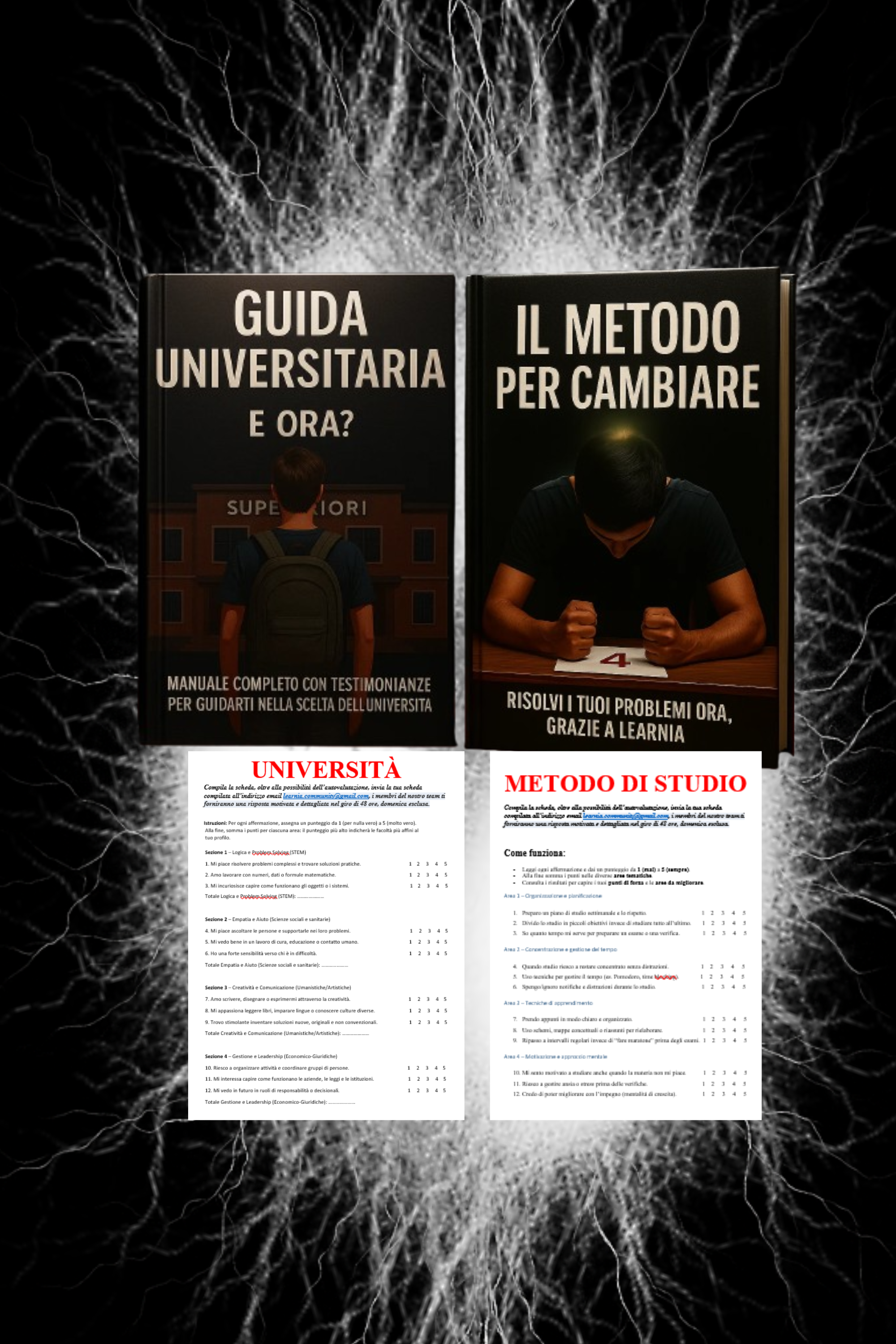 Bundle "Guida universitaria + Metodo di studio Learnia"